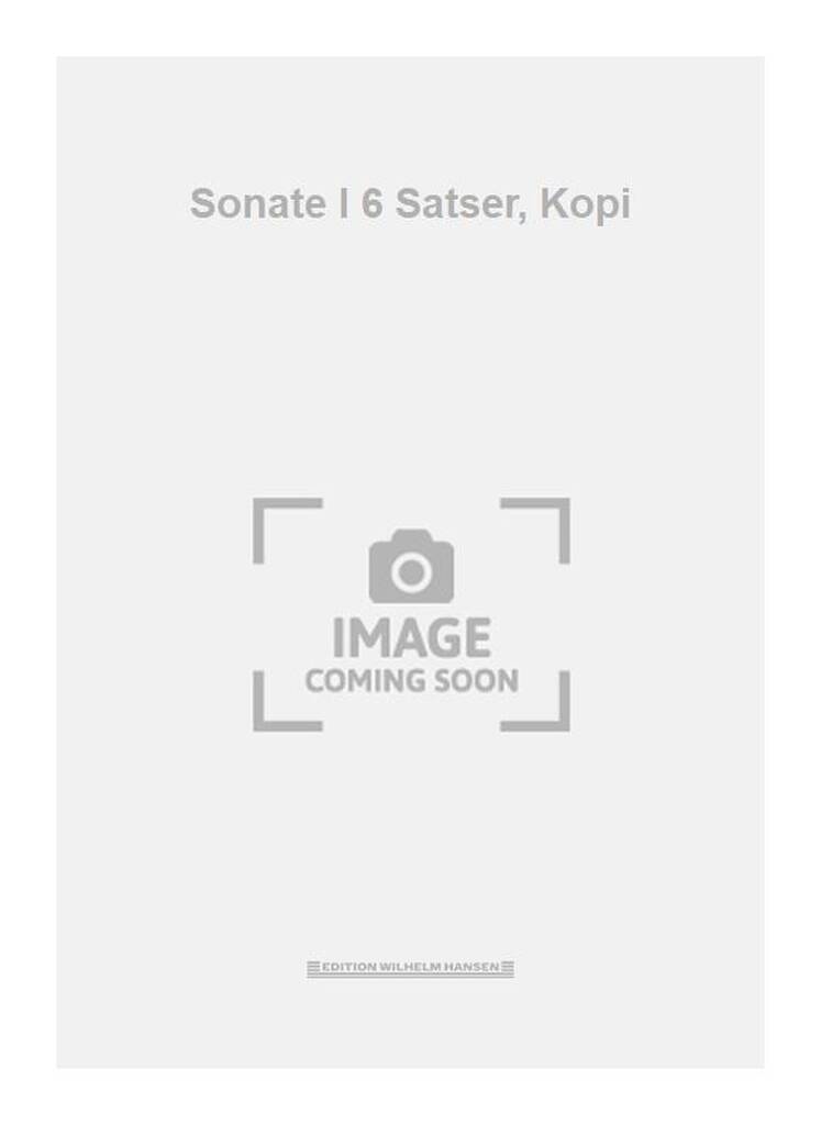 Sonate I 6 Satser, Kopi